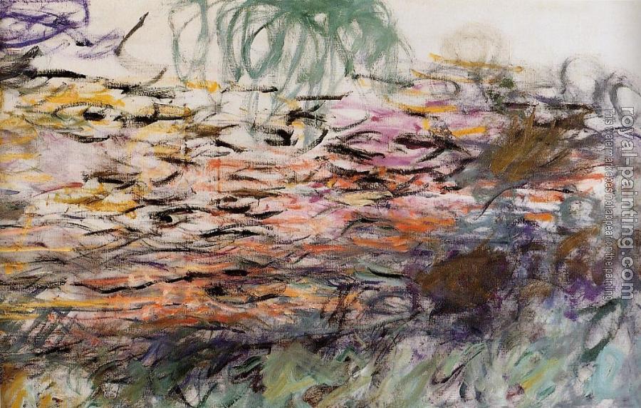 Claude Oscar Monet : Water-Lilies, right half